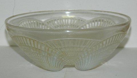 René Lalique  Coquilles skål i glas