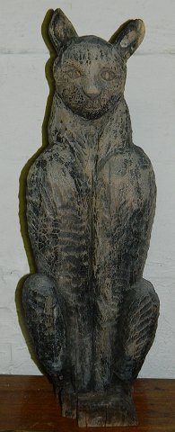 Hand carved figure of cat 19th Century 
Nyt!Log ind, og klik på stjernen for at gemme denne oversættelse i din parlør.
Log indAfvis
