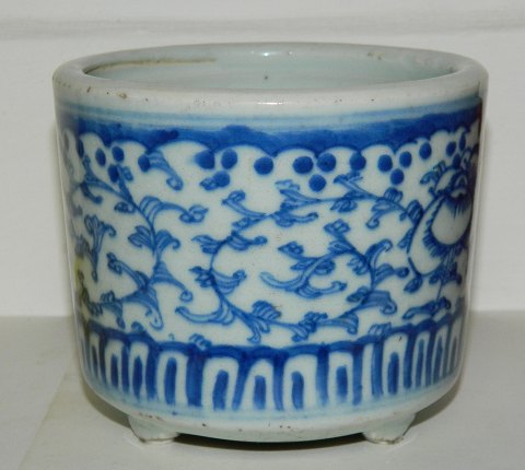 Skål i porcelæn fra kina 19. århundrede