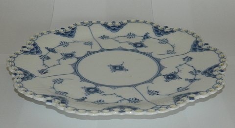 Royal Copenhagen Blue Fluted Full Lace dish in porcelain