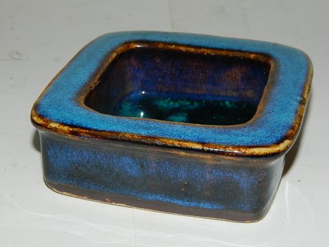 Bowl in blue glaze by Christian Poulsen