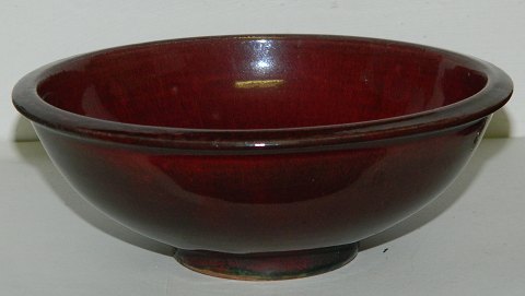 Royal Copenhagen red stoneware bowl 1928