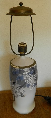 B&G lamp foot with decoration of bees and butterflies