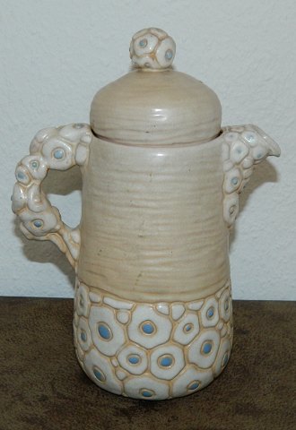 Art Nouveau: Pot with lid in ceramics from 1914