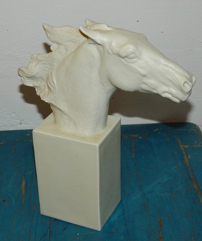 Buste af hest i porcelæn fra Rosenthal