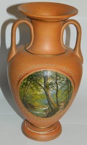 Græsk vase fra Bornholm med motiv fra Døndalen