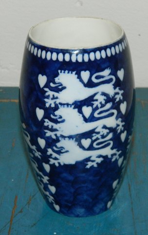 B&G vase i porcelæn fra slutningen af 19. århundrede