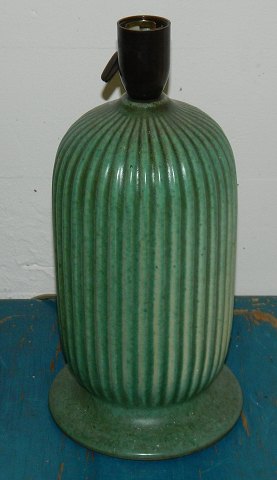 Green lamp base from Michael Andersen & Son