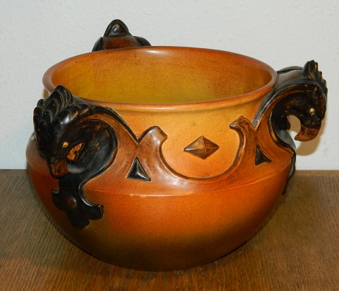 Stor skål i keramik fra P. Ipsen
