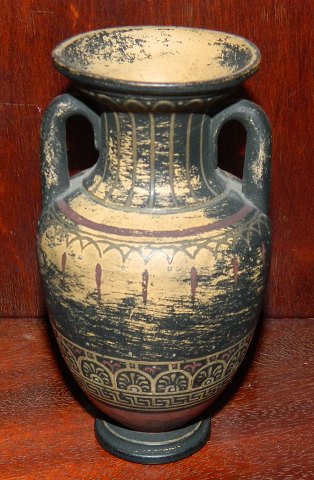 P. Ipsen vase in terracotta 19th Century
