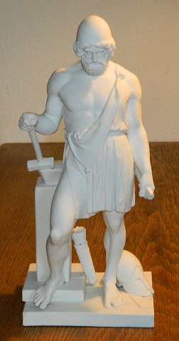 Bertel Thorvaldsen: Kgl. figur af Vulcan i bisquit