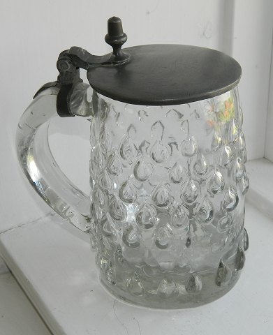 Svanholm  mug in glass 19th. Century