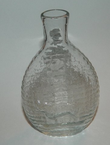 Lommeflaske med tyr fra Conradsminde 1800-tallet.