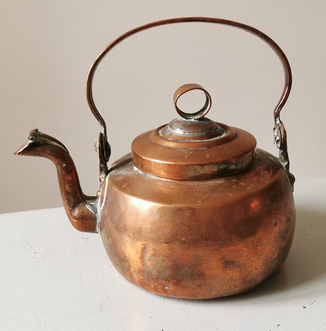 Small copper tea pot