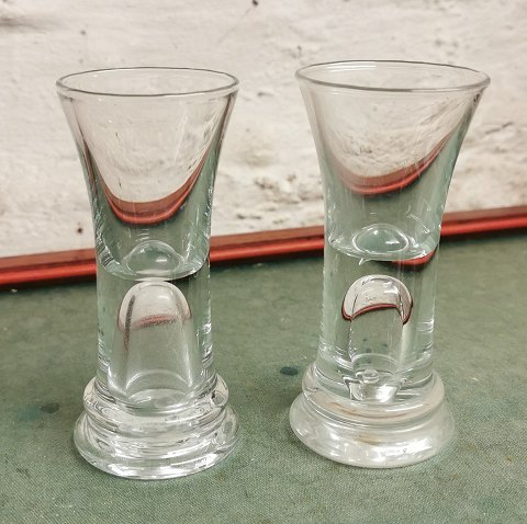 Pair of "Bell glasses" from Holmegaard Glasværk