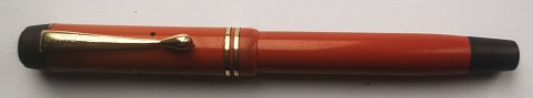 Coral red Montblanc #2 fountain pen