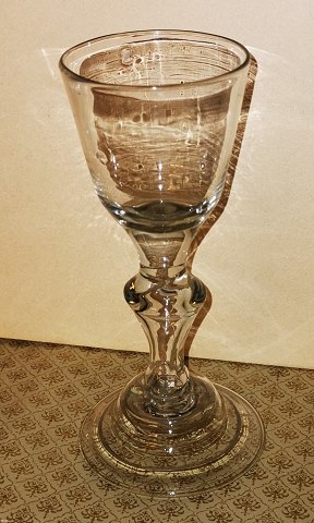 Baroque wine glass 18th. century