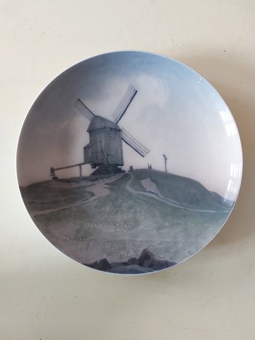 B&G porcelain plate with mill by Harry Kluge