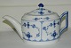 Royal Copenhagen teapot in blue fluted porcelain