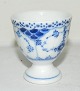 Royal Copenhagen blue fluted half lane egg cup in porcelain