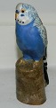 Figure of budgerigar from Aluminia