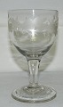 Antik glas med vinløv 19. årh.