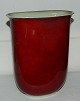 Kgl. rød unika vase i keramik af Thorkild Olsen