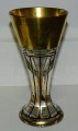 Glas med gulddekoration ca. 1900