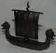 Viking ship as corkscrew