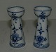 Pair of Blue Fluted vases in porcelain.