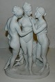 Bisquit figure from B&G of The Three Graces by Bertel Thorvaldsen