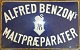 Enamel sign from Alfred Benzon