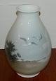Kgl. vase med dekoration af måger fra 1923-1935.