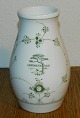 B&G green fluted decorated porcelain vase
