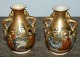 Pair of Satsuma vases from Japan around 1900
