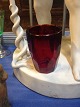 Rødt glas fra Fyens  Glasværk