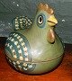 Figure of hen from Dybdahl pottery workshop