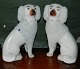 Pair of Staffordshire dogs from 19th. Century