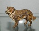 Wiener broncefigur af hund
