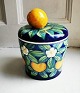 Orange Blossom jar with lid from Royal Copenhagen