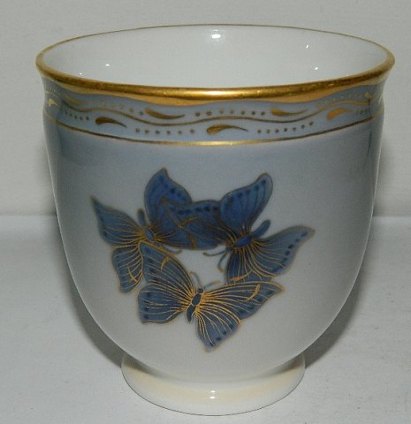B&G vase i porcelæn med sommerfugle