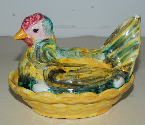 Lågskål i form af høne fra Torben Keramik