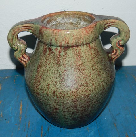 C. V. Kjær jar with a pair of handles