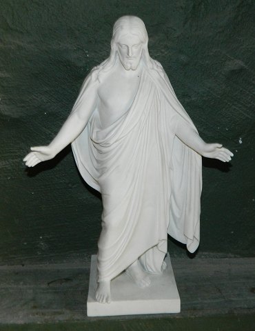 Kristus figur i bisquit fra Royal Copenhagen