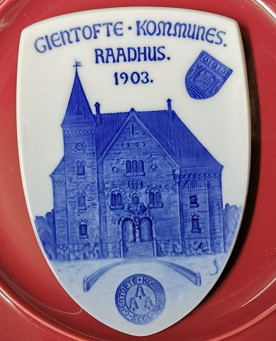 Kgl. platte med Gentofte Rådhus 1903