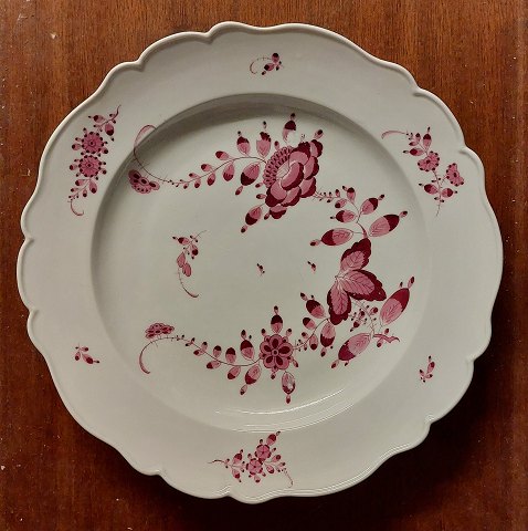 Meissen tallerken i porcelæn fra 18. århundrede