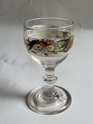 Rosenbemalet glas Tyskland 19. århundrede