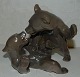 B&G figur i porcelæn af legende bjørne