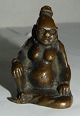 Figur i bronze af Buddha