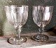 Pair of old wine glasses